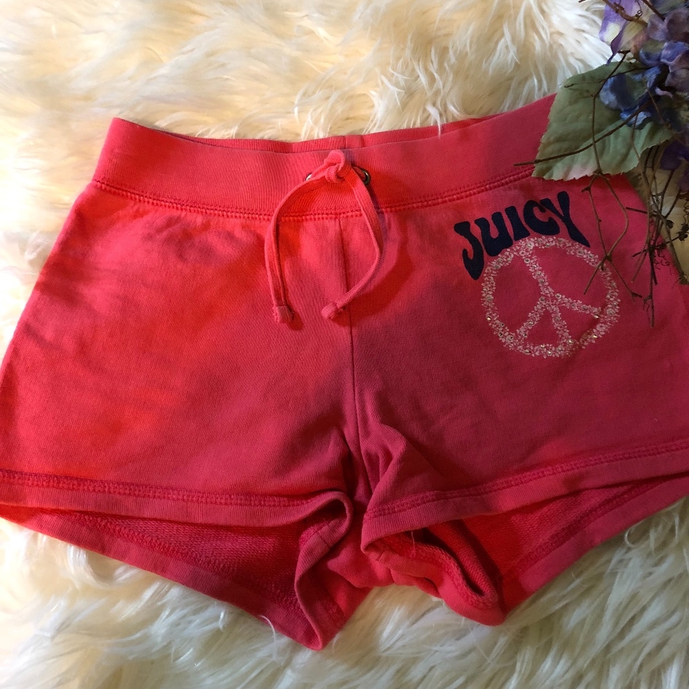Juicy Couture Coral Knit Shorts
